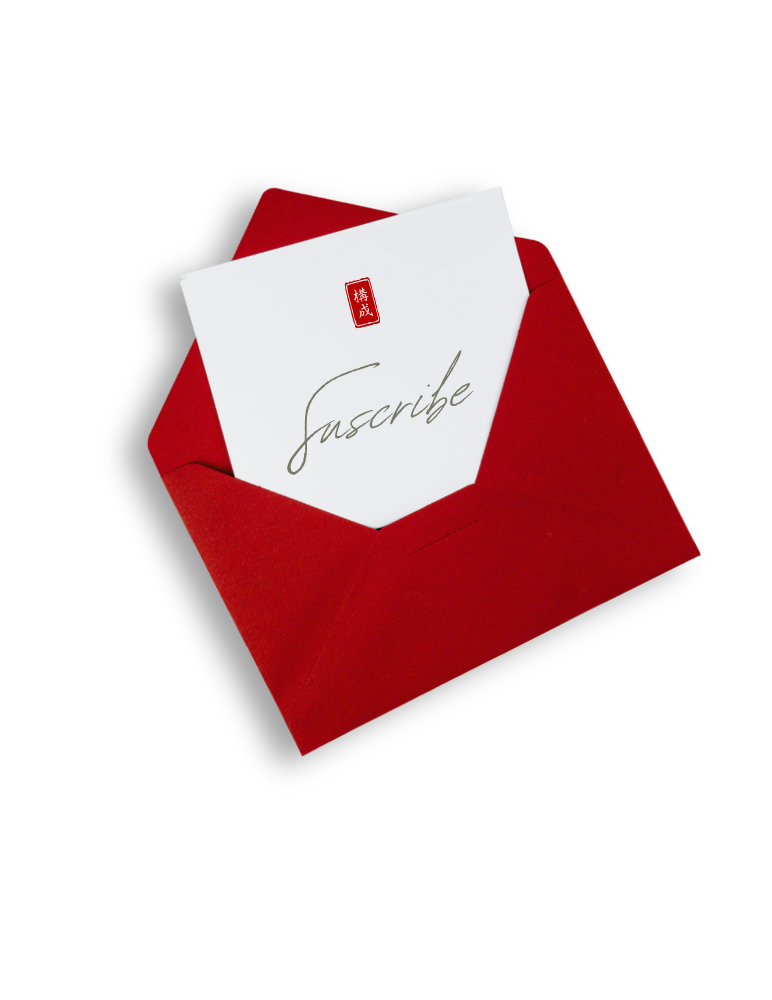Imagen de un sobre rojo y carta.